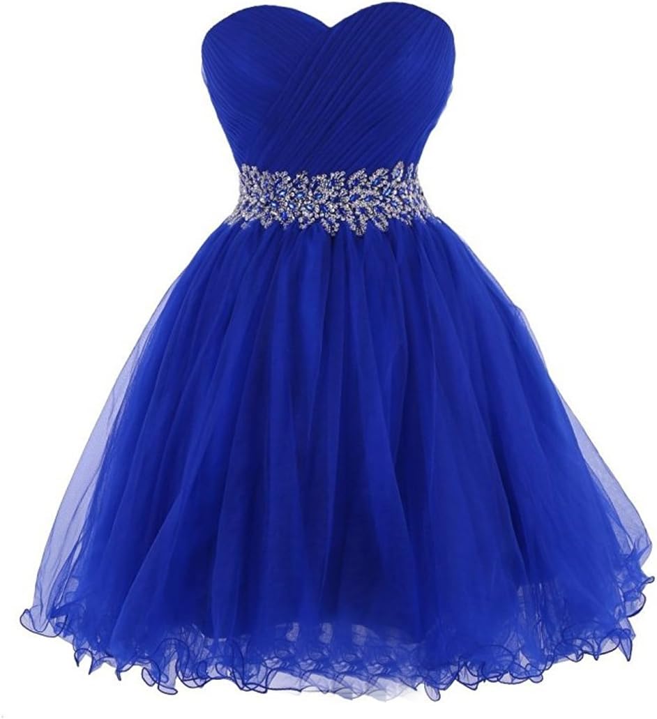 Ondine8 Women's Sweetheart Tulle Cocktail Dress Homecoming Dress Prom Gowns