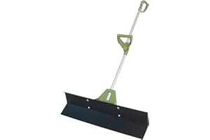 THEXCEPTIONAL Easy Doze-It 36" SnoPusher | Ergonomic Push Plow Shovel with 2 Handle Grips | Best Industrial Wide Snow Shovel for Walk, Sidewalk & Drive| Made in USA by Vertex Products | Model EX920.36