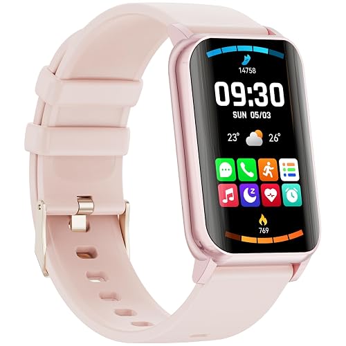 Mingdaln Smart Watch for Men Women (Answer/Make Calls), 1.57" Curved Screen Fitness Tracker IP68 Waterproof with 24/7 Heart Rate/Sleep Monitor, Two Straps Activity Trackers for Android and iPhone