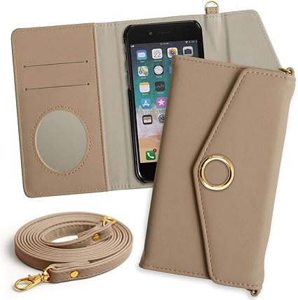 Amazon Iphone 12 ケース 手帳型 Iphone12 アイフォン スマホケース ブラウン 三つ折り ゴールドラウンド ケース カバー 通販