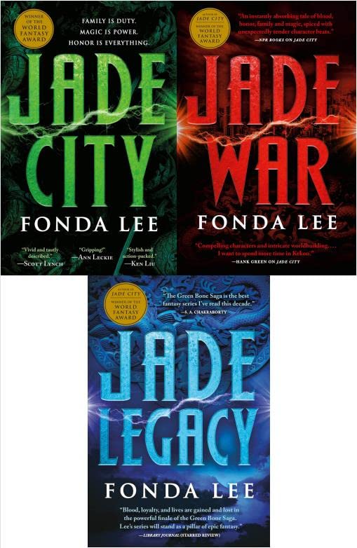 The Green Bone Saga Trilogy Book Set by Fonda Lee (Jade City, Jade War