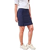 Tribal Womens Flatten It Performance Stretch Pull-on Skort with Tummy Control
