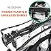 V2 UPGRADED - Deluxe Clear Tote Bag, 12x12x6 - NFL, PGA, and NASCAR Stadium Approved - Super-Duty Water Resistant Plastic w/ Improved Zippers - Easy to Clean Zippered Bag - Extra Accessories Included