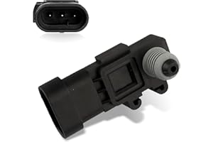 FISTANA 1 PC Car Fuel Tank Pressure Sensor, Fuel Pump Tank Vapor Vent, Replacement Part #16238399 9377680, Compatible with Delphi III (Black)