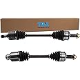 TRQ Front CV Axle Shaft Assembly Set Driver & Passenger Side Compatible with 2015-2017 Honda Accord