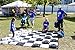 Giant Checkers Set with Giant Mat