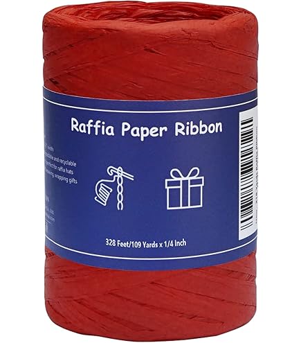 Navy Metallic Raffia Ribbon 1/4 X 100 Yards By Paper Mart