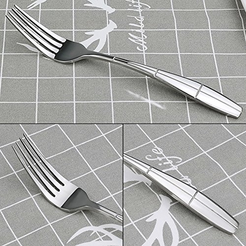 Eagrye Stainless Steel Dinner Forks, Table Fork, Set of 12 - Thumbnail 2