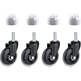 letsFix PVC Wheel Fitting with Caster, Caster Pipe Cap to Makes Structures Mobile, Furniture Grade for PVC DIY Projects, 1-1/4" Size