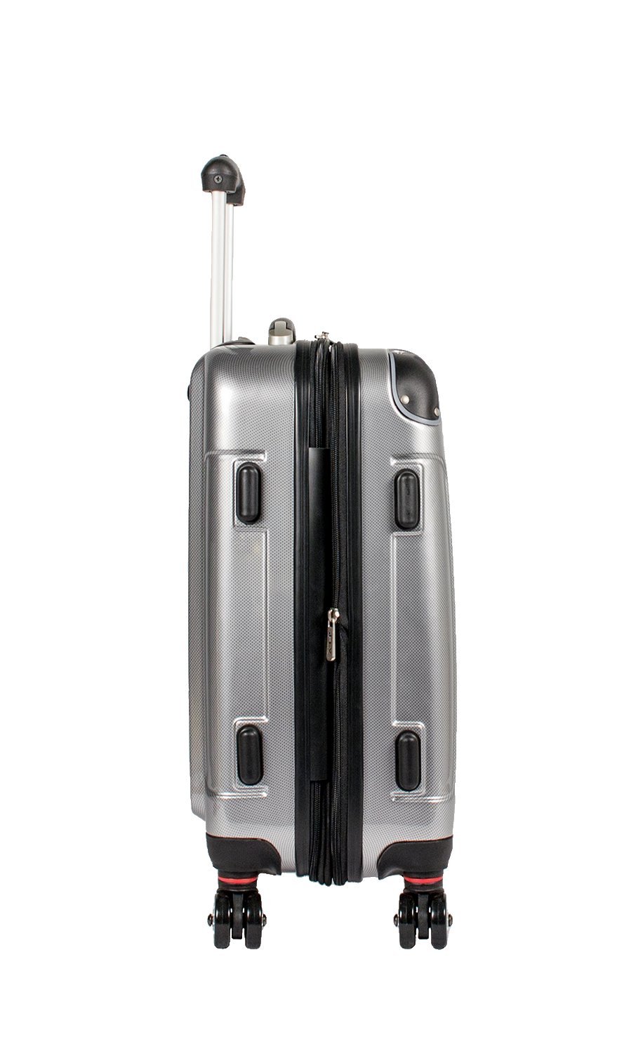 iFLY Carbon Racing Hard Sided CarryOn Luggage, Silver 61623290292 eBay