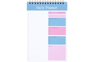 MSTONAL Do List Notepad, 52 Sheets To Do List Planner, 5.2"x7.8" To Do List Notebook, Undated Daily Planner 2024 for School/Office Supplies