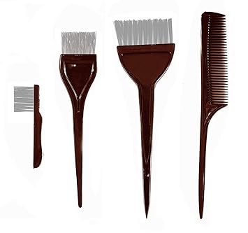 Fully Combo Of 4 Dye Brushes For Saloon Use Brushes For Hair Coloring 30 Gram Brown Pack Of 1