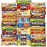 Ultimate Healthy Bars & Snack Office Care Package Includes Kind, Cliff, Belvita, Nature Valley, Fiber One & More Bulk Sampler (30 Count)