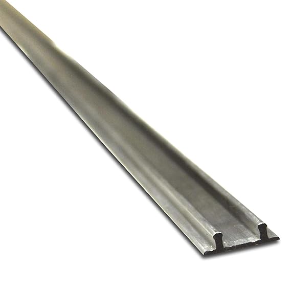 Doppelschiene Möbelschiene Laufschiene Bodenschiene 2,90 m Aluminium
