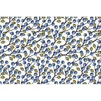 Artzfolio Blueberries Around Art & Craft Gift Wrapping Paper 18 X 12Inch;Set of 10 Pcs