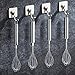 4-Pack 3M Self Adhesive Towel Hook Bathroom Kitchen Hanging no Holes Organizer Rack SUS304 Stainless Steel Brushed