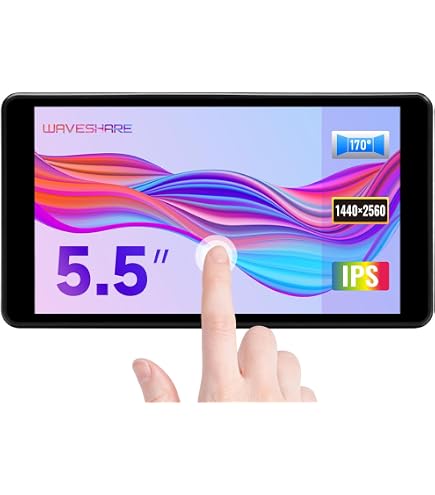 Amazon.com: waveshare 5.5inch 2K Capacitive Touch LCD Display
