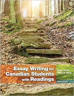 Essay Writing for Candian Students with Readings: Roger Davis 