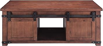 Amazon Com Rustic Nature Coffee Table Aplos Industrial Large