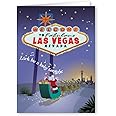 Tarjetas de Navidad de Las Vegas, 18 tarjetas y sobres, bienvenidos a Las Vegas.