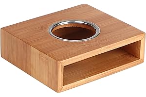 Mumusuki Teapot Warmer Stand, Teapot Heating Base with Air Holes and Stainless Steel Holder, Portable Tea Kettle Warmer Stove for Home Office Teaware Accessories (5.9x5.1x1.8in)