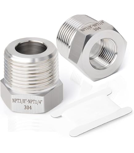 Beduan Stainless Steel Tee Pipe Fitting - 3/8 NPT Female X Female X Male Male Run Tee - View #7