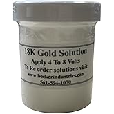 18K Gold Plating Solution, 18k Electroplating Solution, Immersion Plating, 4oz