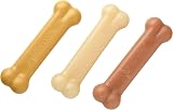 Nylabone Extreme Tough Dog Chew Toy Bones Peanut Butter Chicken Bacon 3-Piece view 3