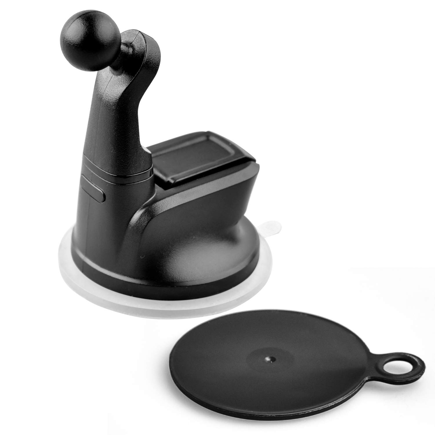 Sturdy Sticky Gel Suction Cup GPS Ball Mount for Garmin GPS Units, Dashboard Windshiled Window Dash GPS Car Holder for Garmin Nuvi Dezl RV Drive Drivesmart Zumo Driveassist DriveLuxe StreetPilot