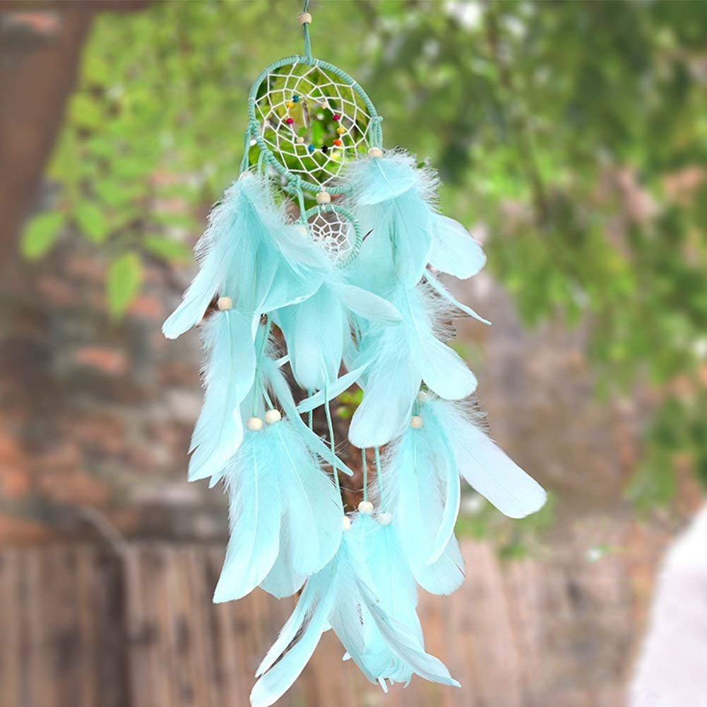 Dream Catcher Craft，DIY Dream Catcher Kit Handmade Wall Decor Catchers for Birthday Party Baby Shower Bridal Shower Wedding Nursery Baby Room Kids Bedroom Wall Decor