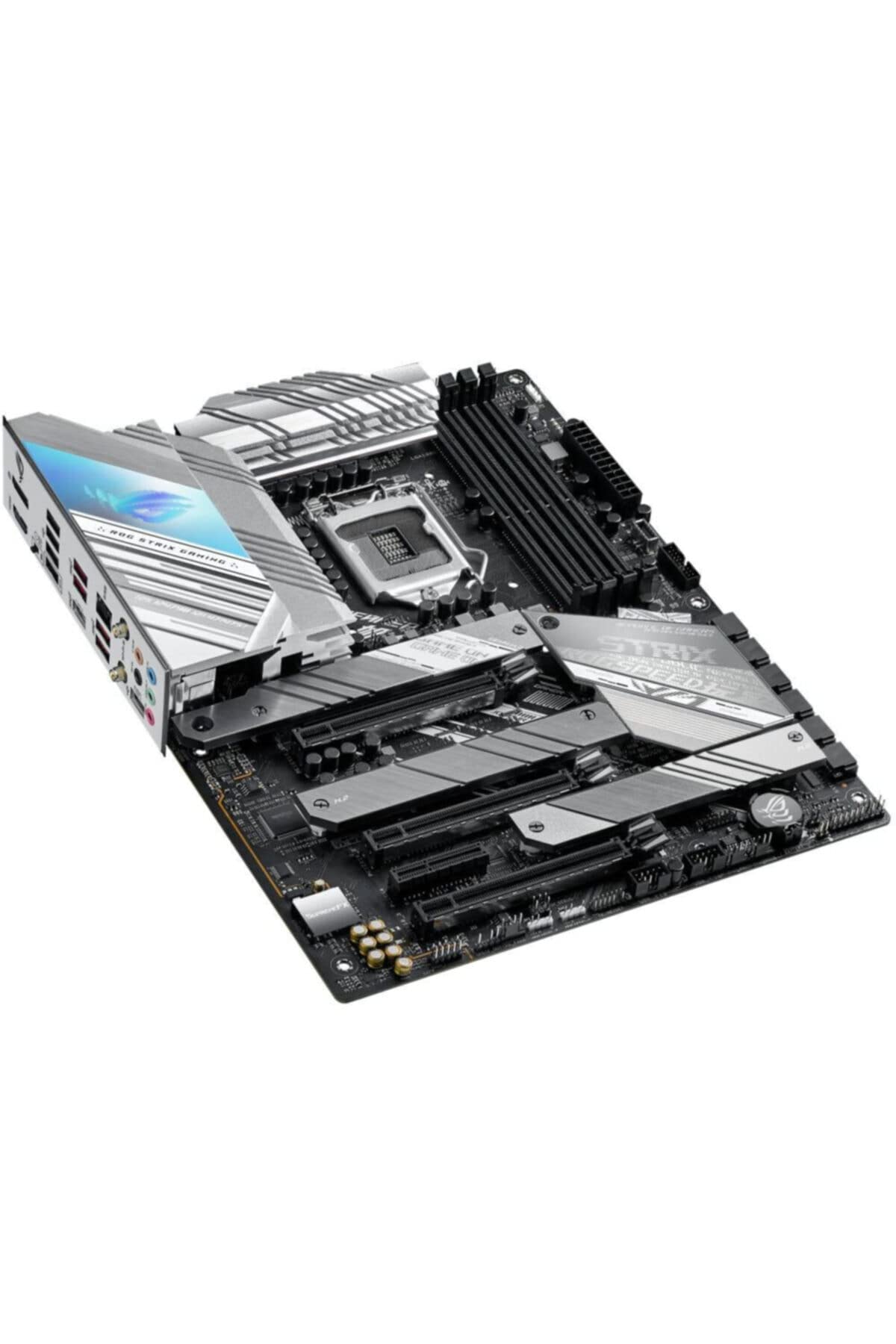 ROG Strix Z590-A Gaming Intel Z590 LGA1200 ATX motherboard, PCIe 4.0, 14+2 teamed power stages, AI 2.0 Features, WiFi 6 AX, Intel 2.5 Gb LAN, x3 M.2, USB3.2 Gen 2x2 USB Type-C, Aura Sync RGB