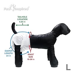 Paw Inspired Disposable Dog Diapers | Female Dog