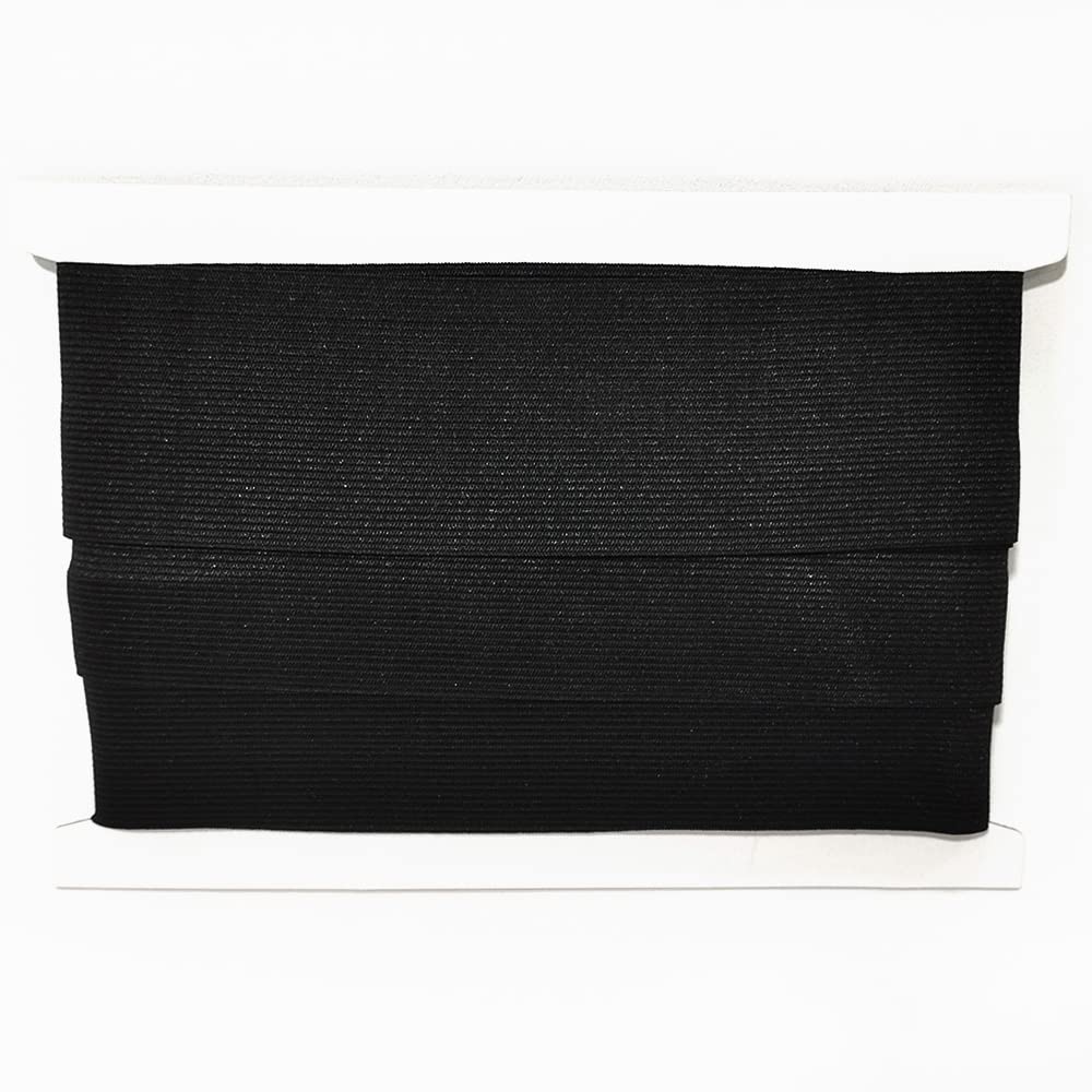 3M Sewing Elastic Tape 3 Meters x 45 mm Wide, Sewing Rubber for Clothing and Crafts, Sewing Elastic, Black (332, 45 mm X 3M)