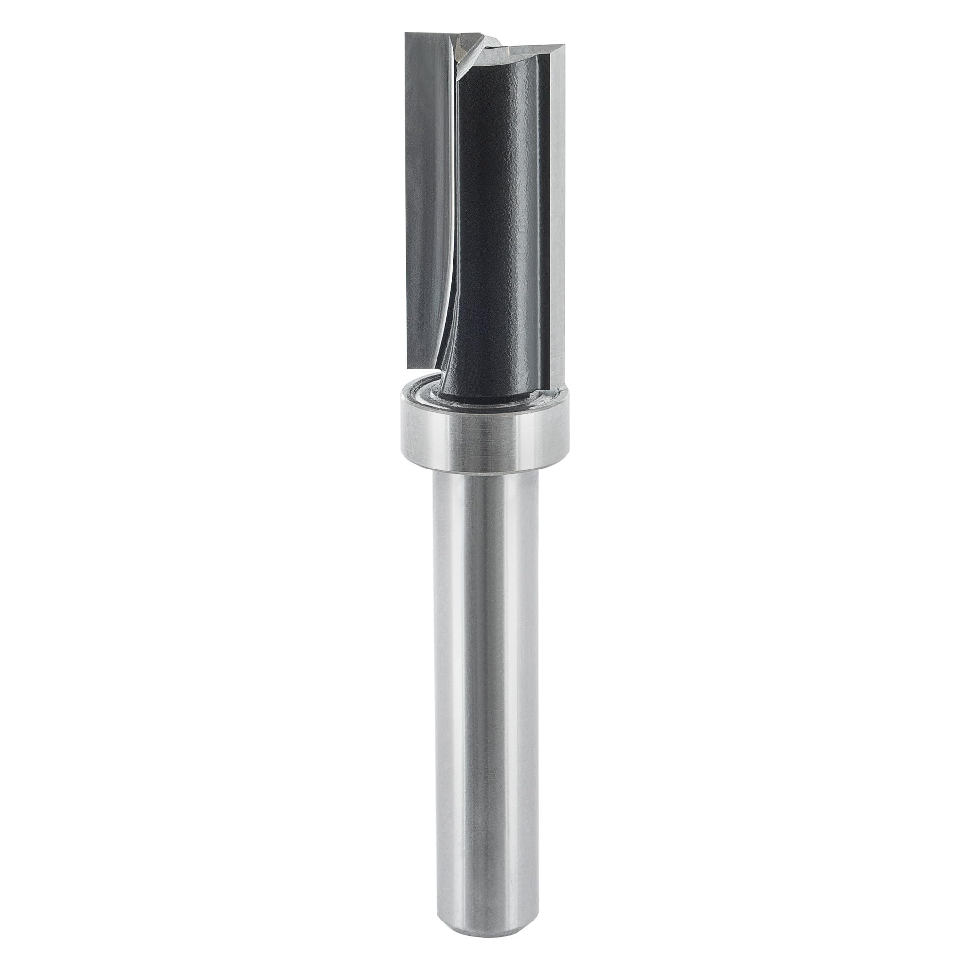 ENT 11653 Trimming Cutter Tungsten Carbide TC, Shank (S) 8 mm, Diameter (D) 12,7 mm, NL 25 mm, SL 32 mm, GL 62 mm, with Ball Bearing