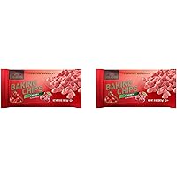 Log House Cherry Flavored Baking Morsels Chips 10 Oz Bag (Pack of 2) Pack of 2