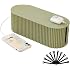 FABROK Cable Management Box, Cord Organizer Box with 10 Cable Ties, Power Strip Storage to Hide Charger Adapter Power Cord Ch