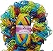 Clearance Pack of 3 Balls Metallic Dee Ruffle Scarf Yarn Mix Colors Lot (mix22)