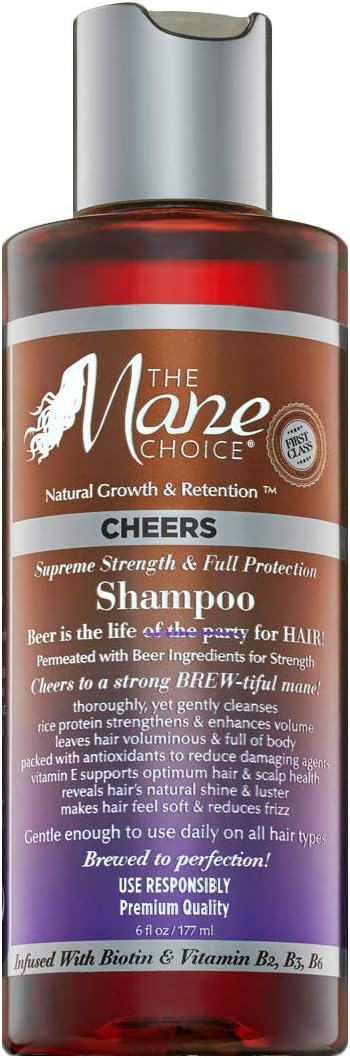 THE MANE CHOICE - Super Strength & Full Protection Cheers Shampoo, 6 Oz