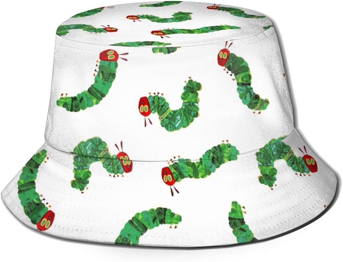 Very Hungry Caterpillar Hats Vintage Canvas Fisherman Hat Women Sunhat