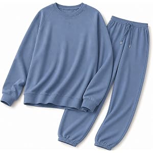 Blush by Us Angels 2 Piece Jogger Lounge Set for Women | Women's Travel Sweatsuit - Lightweight, Cozy Loungewear