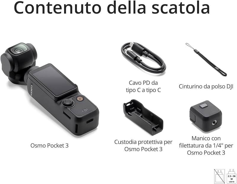 Osmo Pocket 3, fotocamera per vlog con CMOS da 1'', 4K/120fps