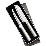 Rada Cutlery Two Piece Knife Stainless Steel Cook’s Choice Gift Set with Aluminum, 8 Inches, Silver Handle