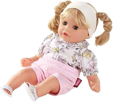 gotz 1316054 cosy aquini badepuppe mit weichem korper 33cm blonde haare blaue augen schnelltrocknend