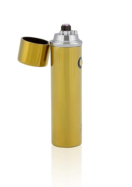 TESLA Lighter T02 | Lichtbogen Feuerzeug, Plasma Double-Arc, elektronisch wiederaufladbar, aufladbar mit Strom per USB, ohne 