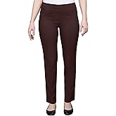 Ruby Rd. Womens Ruby Rd. Womens Mid-Rise Pull-on Straight Solar Millennium Tech Pant