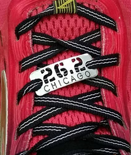 {ONE} 26.2 Chicago Marathon Cutout shoelace Tag