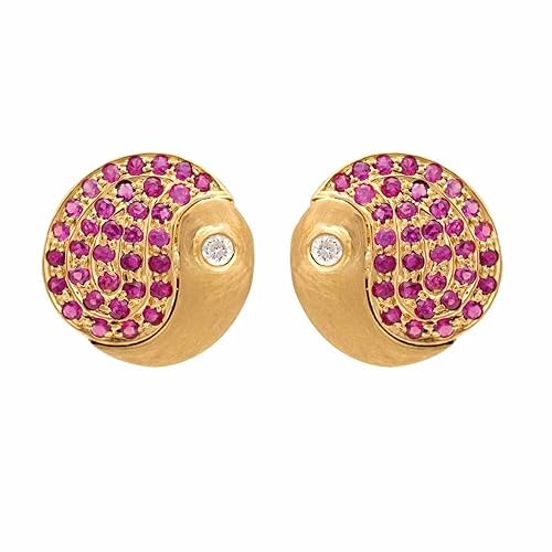 Yellow Gold, Stud Earrings for Women
