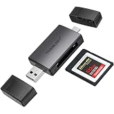 CFexpress Type B Card Reader, USB 3.2 10Gbps Up to 900MB/s | 2-in-1 USB-C &amp; USB-A CFE Type B Card Reader &amp; OTG Adapter for iPhone, iPad, PC, and mobile devices.