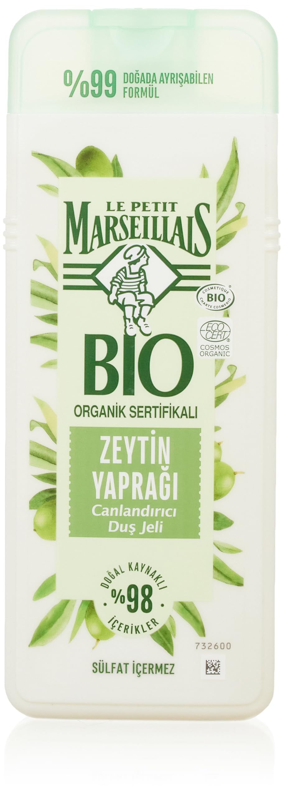 Le Petit Marseillais Refreshing Shower Gel Olive Leaf Organic 250ml
