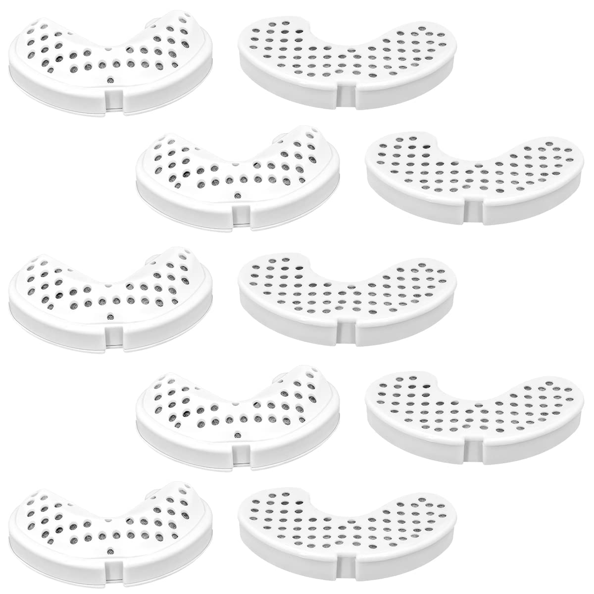 Photo 1 of 10 Packs Charcoal Water Filter Replacement for Pioneer Pet Compatible with Ceramic & Stainless Steel Raindrop Fountains